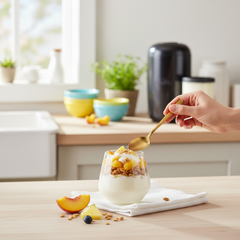 Easiyo Griechischer Joghurt Pfirsich & Ananas – Bild 4