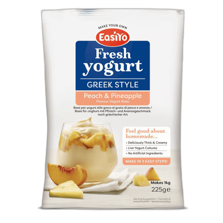 EasiYo Griechischer Joghurt Pfirsich & Ananas
