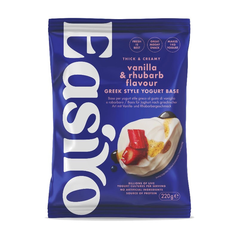EasiYo Joghurtpulver Vanille Rhabarber - 1 Beutel