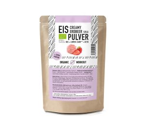 Eispulver Erdbeere Bio
