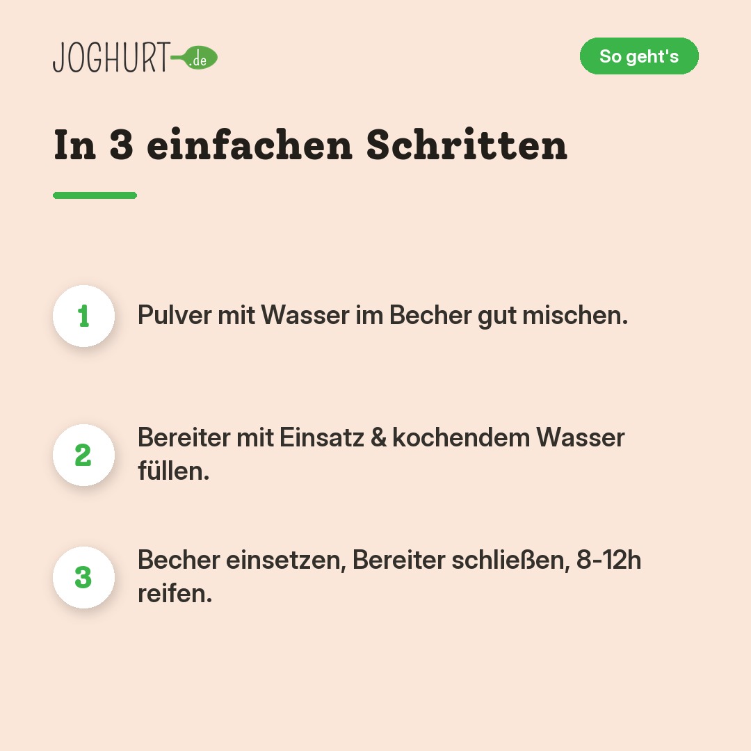 EasiYo Joghurt nach griechischer Art Mango und Passionsfrucht – So geht's · kachel B