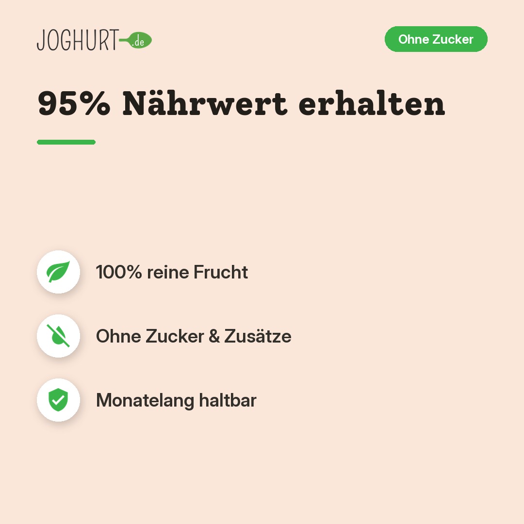 Gefriergetrocknete Erdbeeren – Vorteile · kachel A