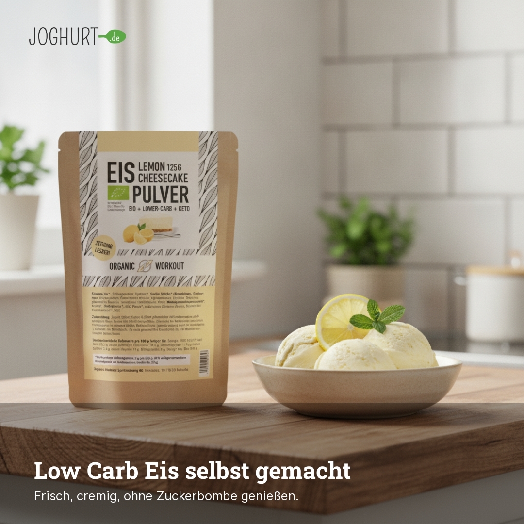 Eispulver Lemon Cheesecake Bio – Lifestyle · kachel C