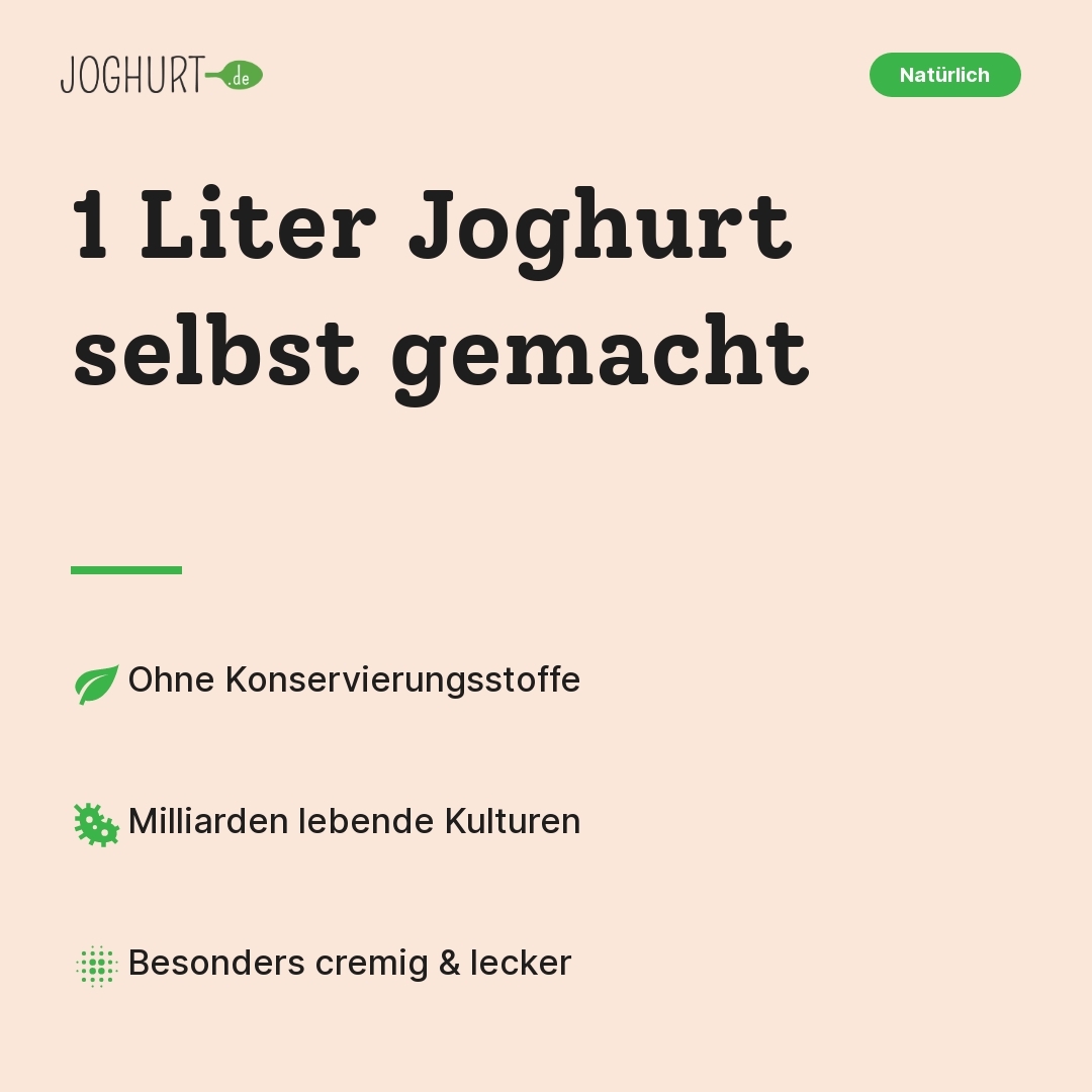 EasiYo Joghurt Mango – Vorteile · kachel A