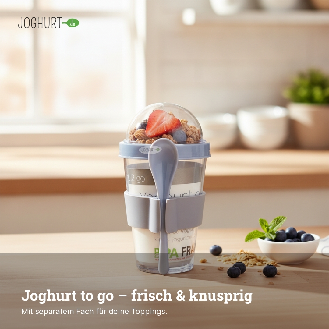 Joghurtbecher - Blau – Lifestyle · kachel C