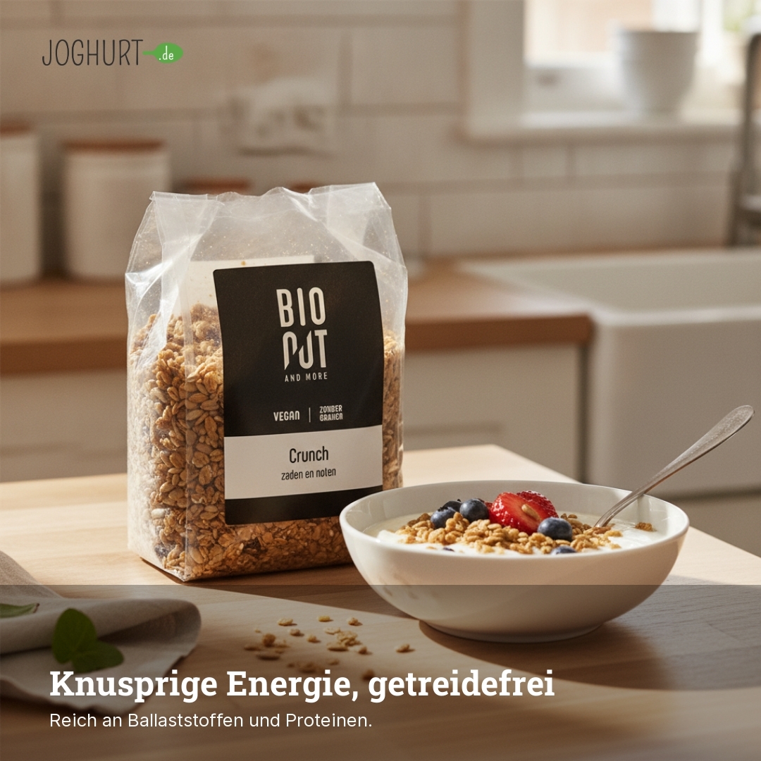 BioNut Crunch Samen und Nüsse getreidefrei – 400 Gramm – Lifestyle · kachel C