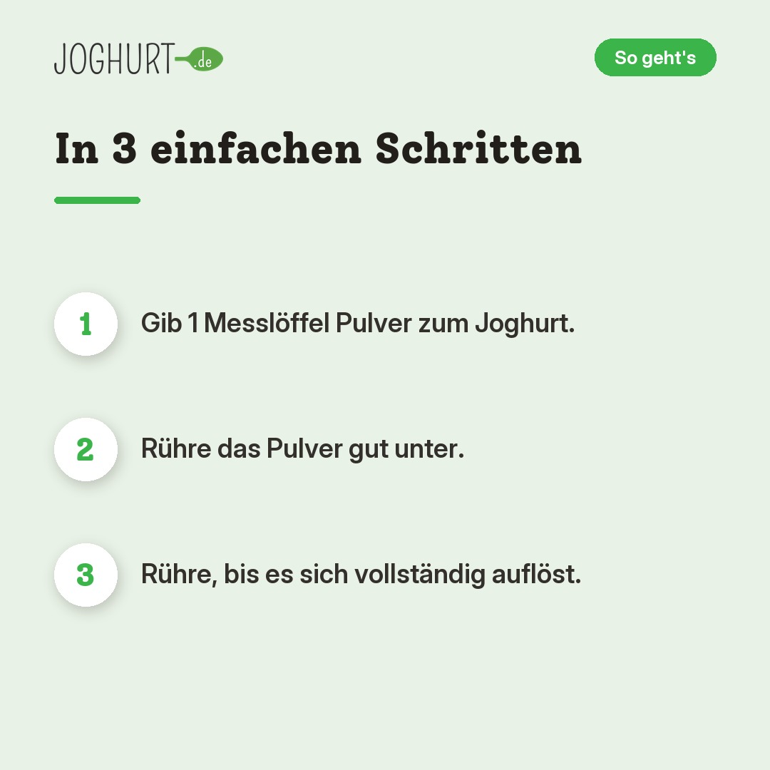 Flavour Up Salted Caramel Geschmackspulver – So geht's · kachel B