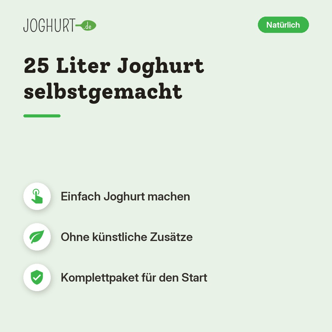 Paket Naturjoghurt – Vorteile · kachel A