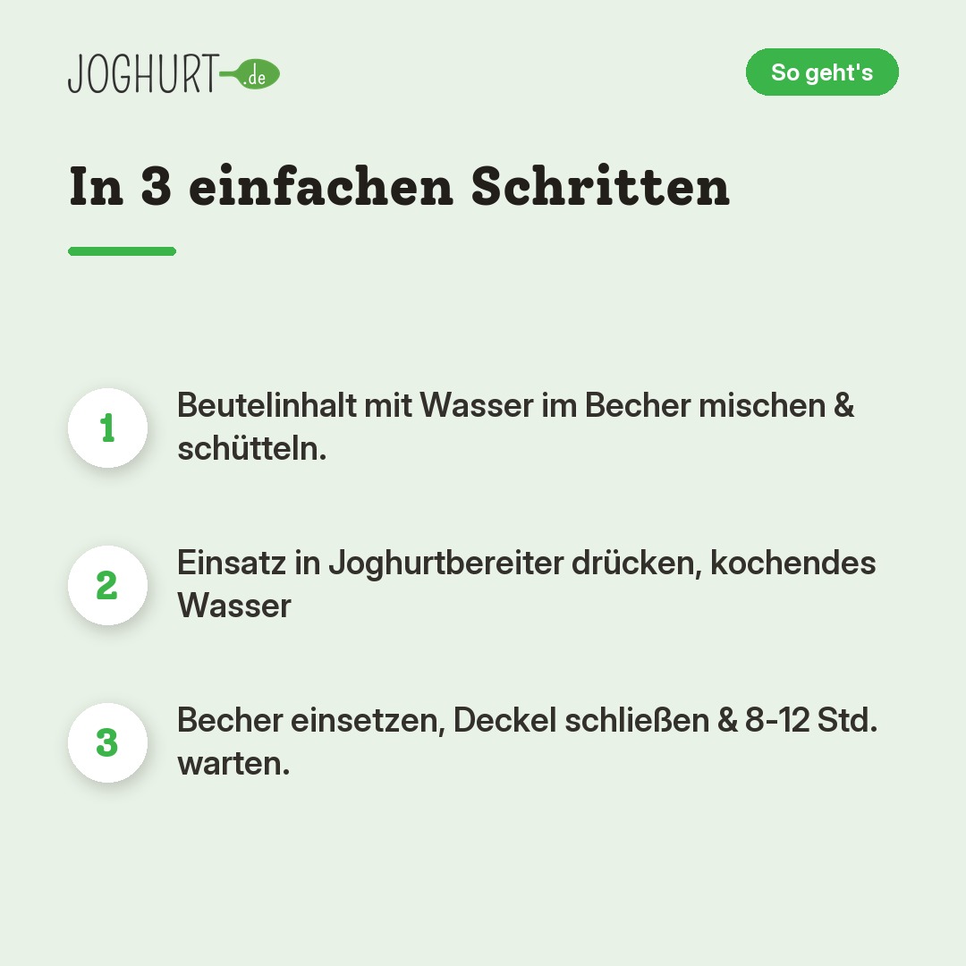EasiYo Joghurt Cappuccino – So geht's · kachel B