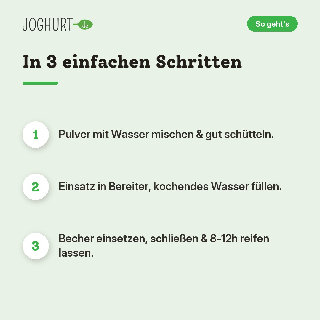 EasiYo Joghurt fettarm nach griechischer Art – So geht's · kachel B