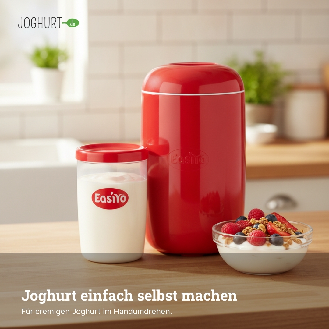 EasiYo Joghurtbereiter Rot – Lifestyle · kachel C