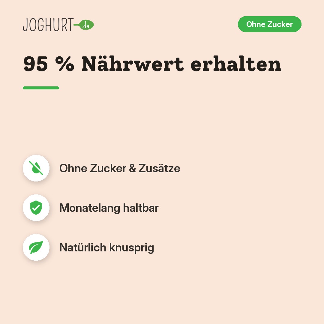 Gefriergetrocknete Mango – Vorteile · kachel A