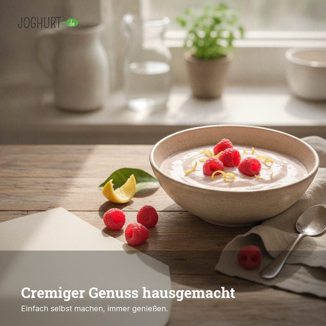 EasiYo Joghurt nach griechischer Art mit Himbeer-Zitronen-Geschmack – Lifestyle · kachel C
