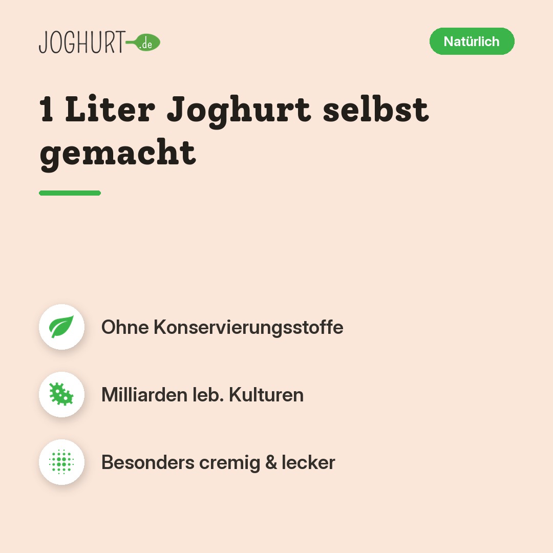 EasiYo Joghurt nach griechischer Art Mango und Passionsfrucht – Vorteile · kachel A