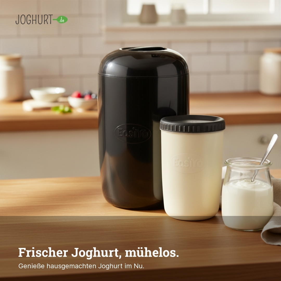 EasiYo Joghurtbereiter Schwarz – Lifestyle · kachel C