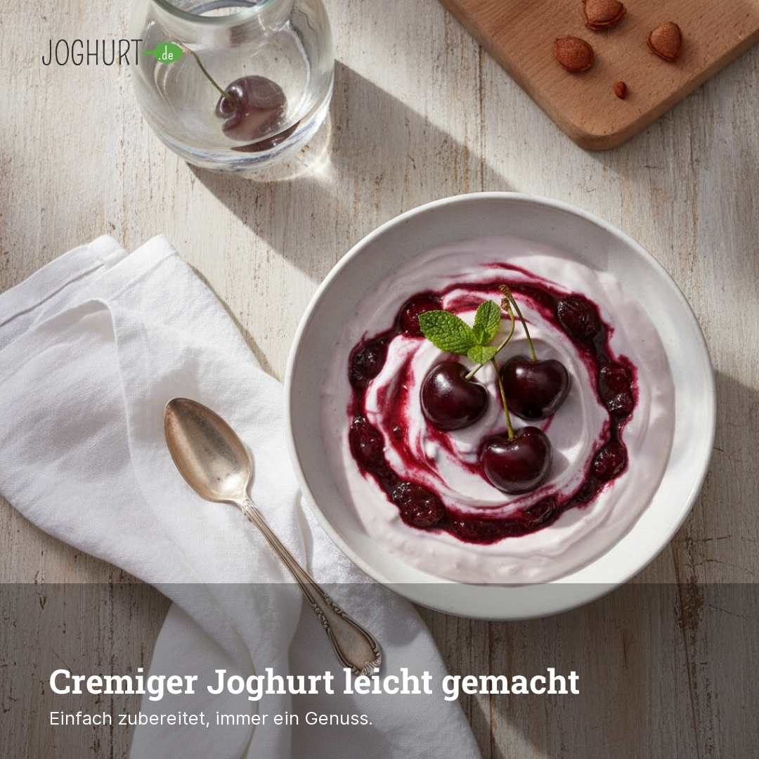 EasiYo Joghurt nach griechischer Art mit Schwarzkirschegeschmack – Lifestyle · kachel C