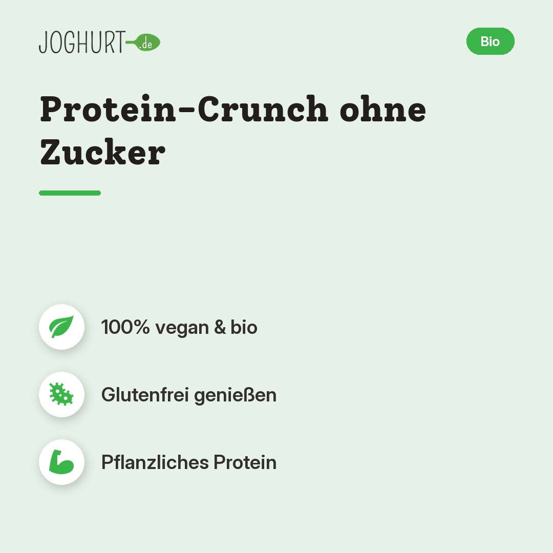 Protein Crumble Cookie Dough Bio – Vorteile · kachel A