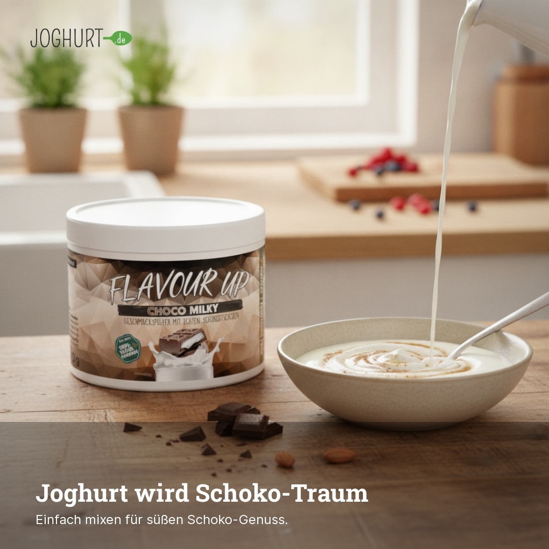 Flavour Up Choco Milky Geschmackspulver – Lifestyle · kachel C
