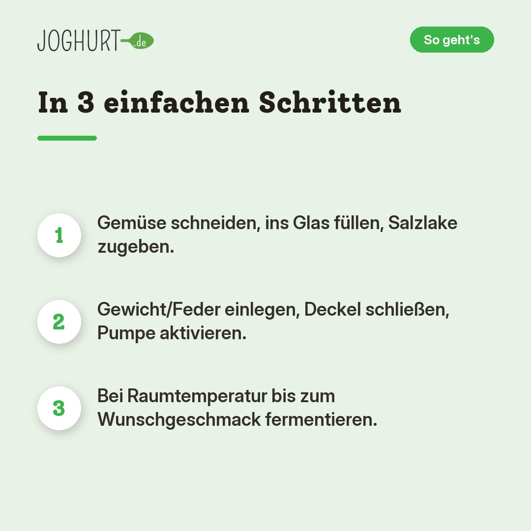KefirKo Vega Fermenter – So geht's · kachel B