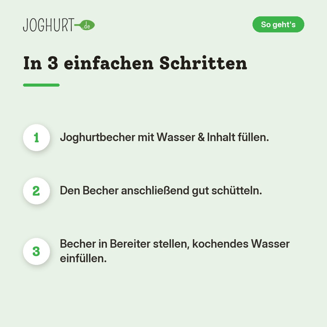 EasiYo Joghurtbereiter Rot – So geht's · kachel B