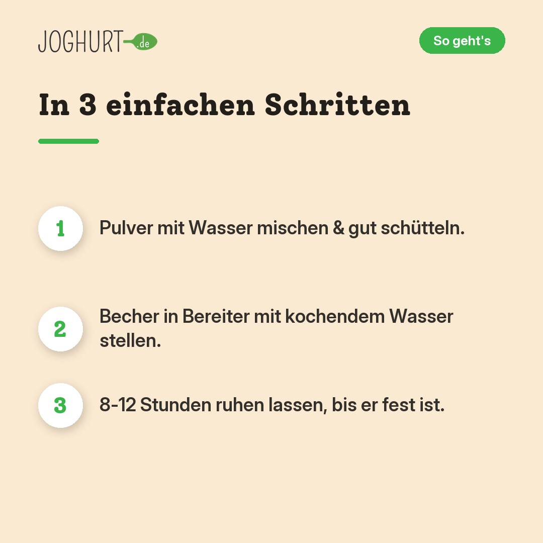 EasiYo Joghurt Chocolate Swirl – So geht's · kachel B