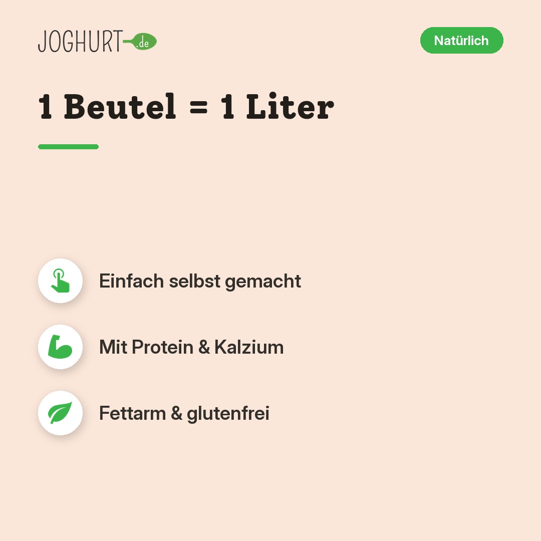 EasiYo Trinkjoghurt Erdbeere – Vorteile · kachel A