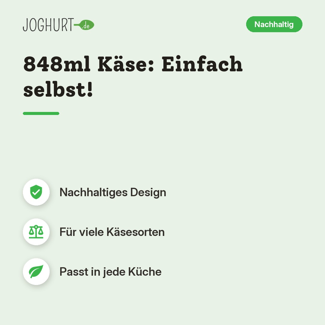 KefirKo Käsebereiter – Vorteile · kachel A