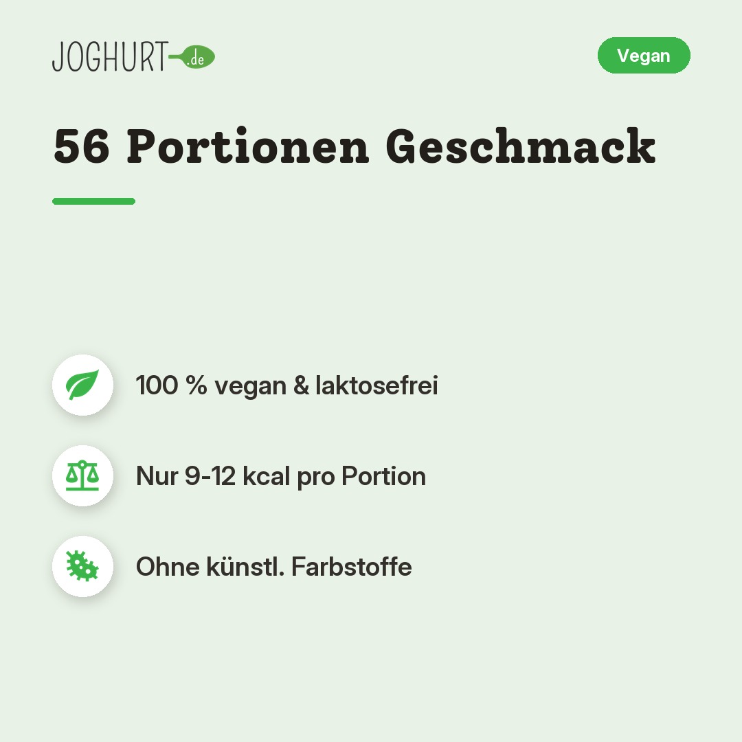 Flavour Up Geschmackspulver Probierpaket 2 – Vorteile · kachel A