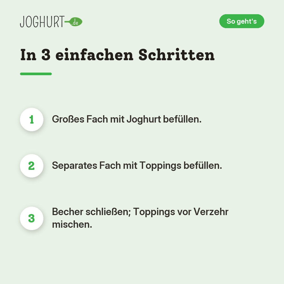 Joghurtbecher - Rosa – So geht's · kachel B