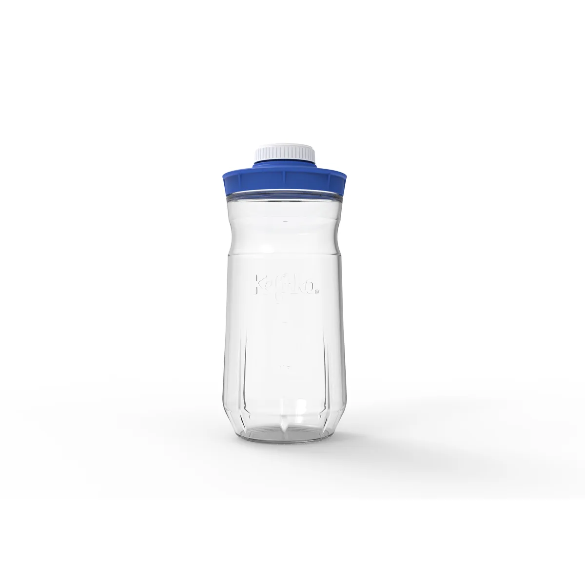 KefirKo Vorratsflasche 1,4 l mit blauem Deckel