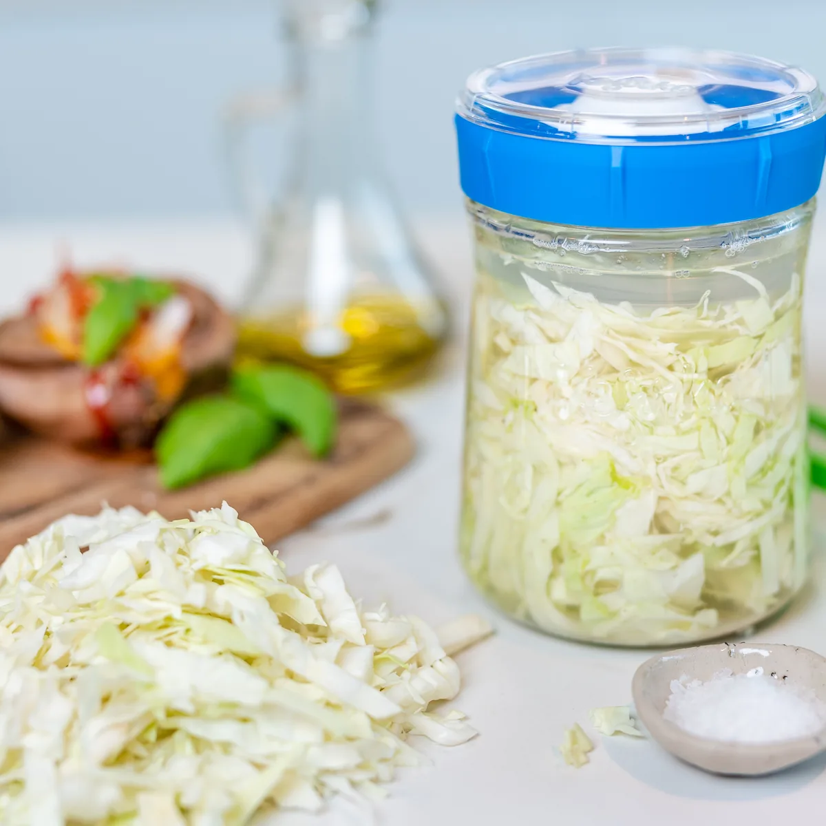 Selbstgemachtes Sauerkraut im KefirKo Vega Fermenter