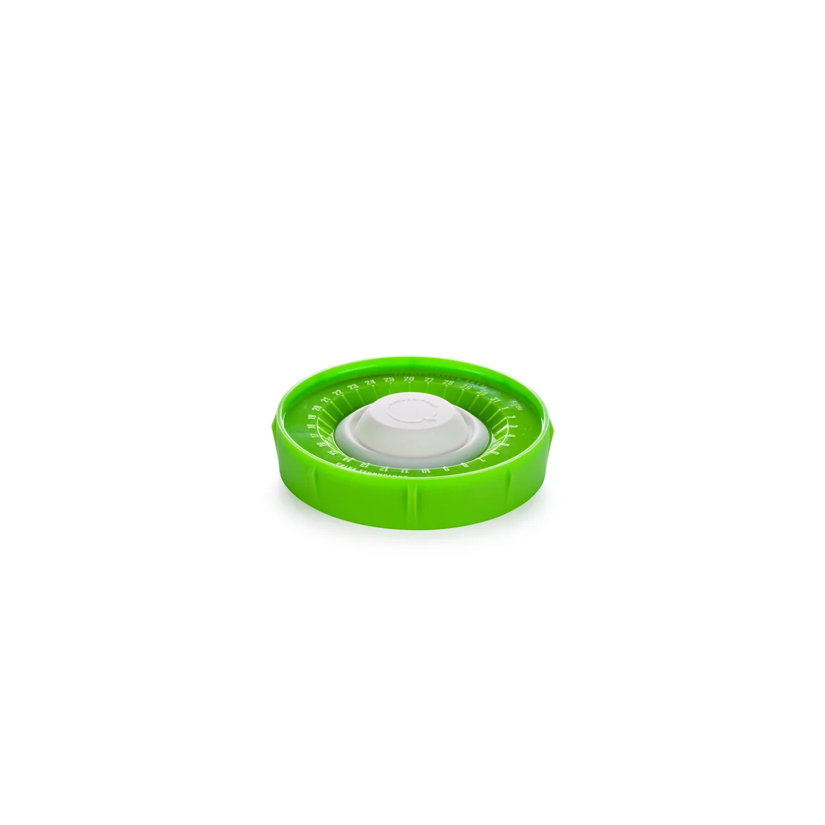 Deckel des KefirKo Vega Fermenters mit Vakuumpumpe und Fermentationsuhr